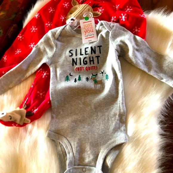 Carters Holiday Onesie - Picture 1 of 6